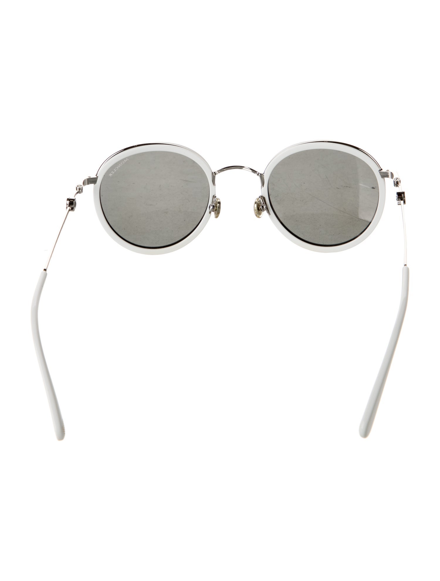 Moncler Round Mirrored Sunglasses